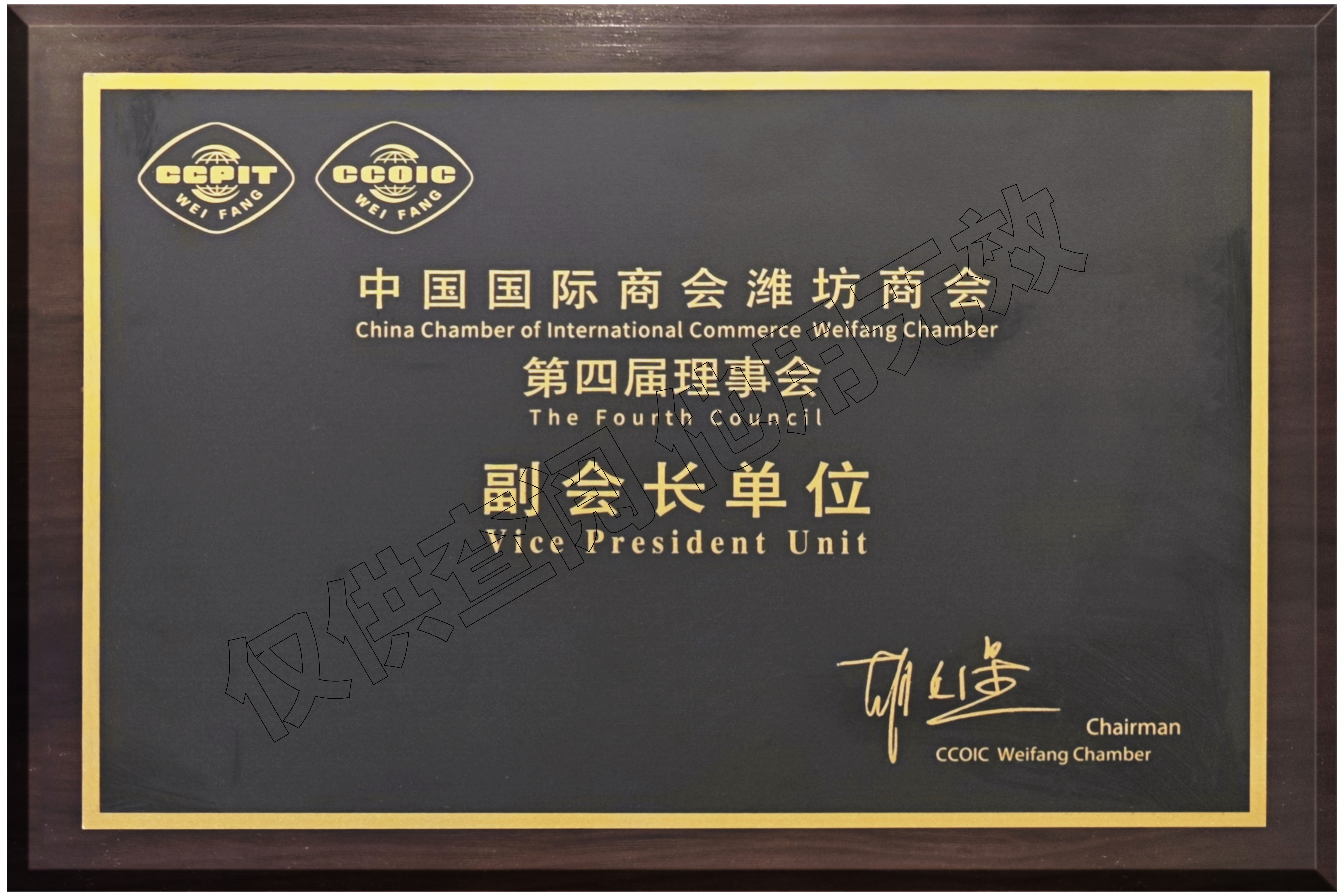 中國國際商會(huì)濰坊商會(huì)第四屆理事會(huì)副會(huì)長單位